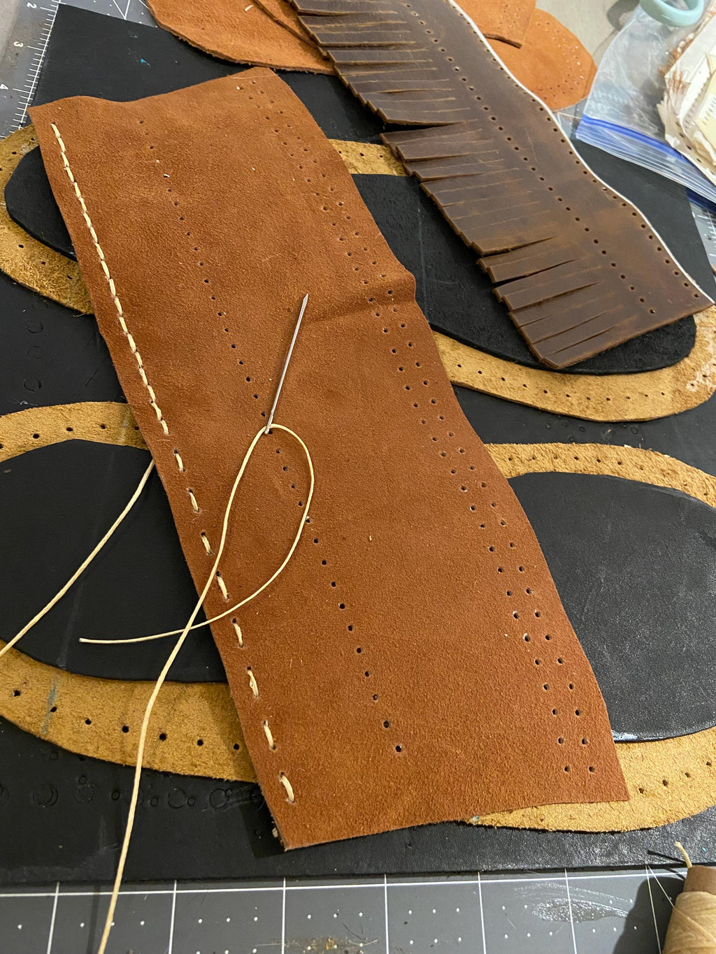 Handmade Hair-On Hide Moccasins | Deerskin, Double Sole Ankle Boots