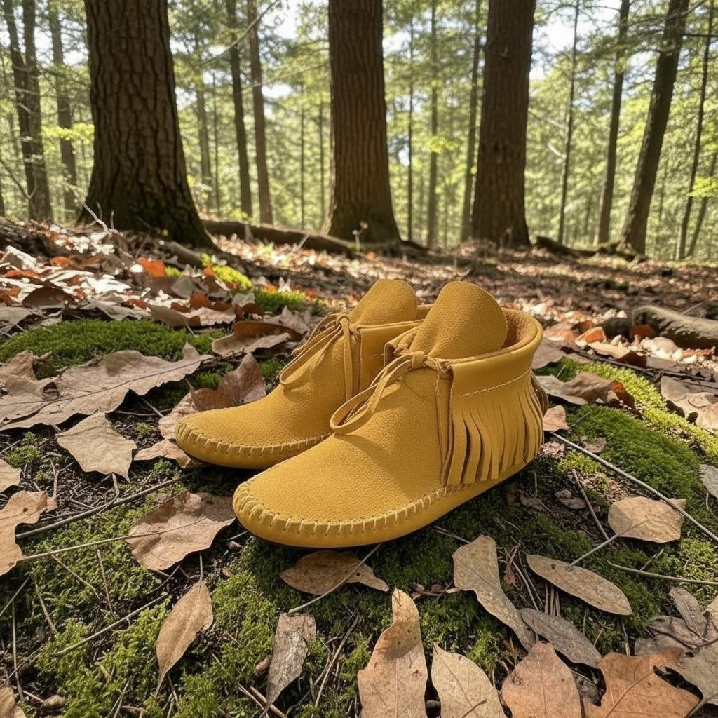 Deerskin Leather Moccasins, Soft Sole, Double Sole | Artisan, Custom, Barefoot Shoes, Grounding, Minimalist