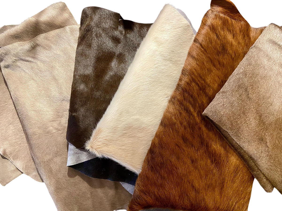 Handmade Hair-On Hide Moccasins | Deerskin, Double Sole Fringe Ankle Boots | Grounding, Barefoot, Earthing Moccasins