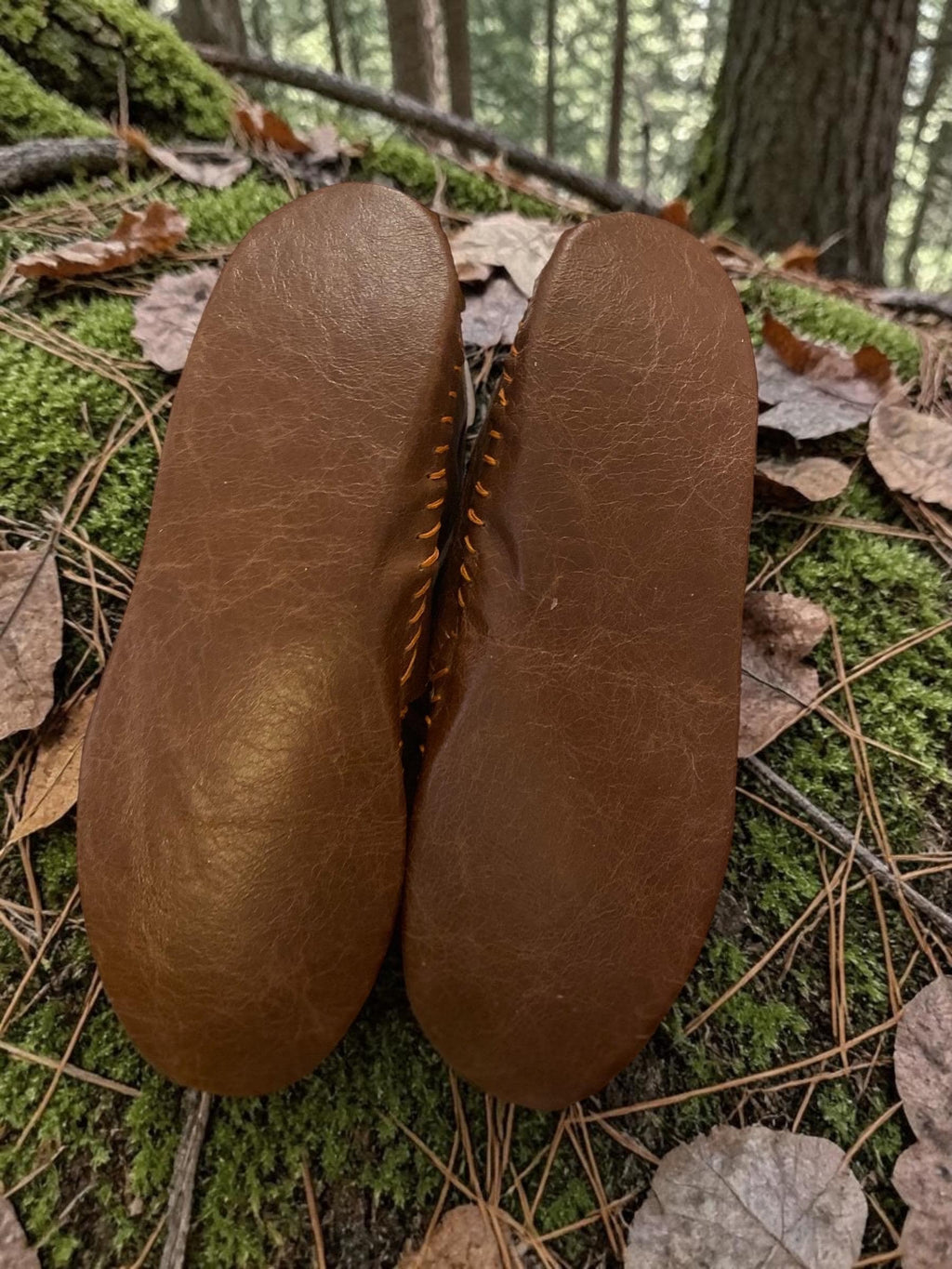 Handmade Hair-On Hide Deerskin Moccasins, Soft or Double Sole Ankle Boots