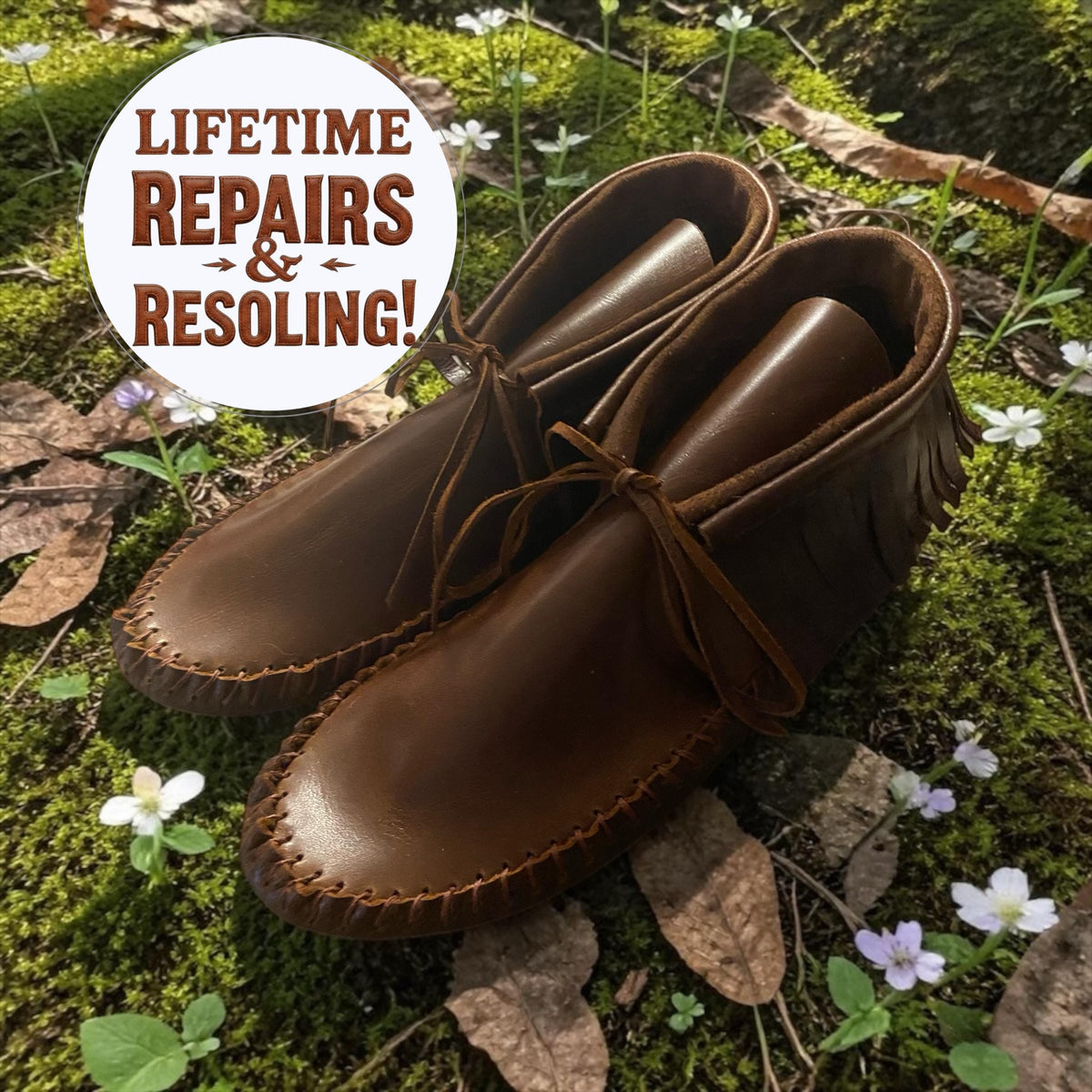 Handmade Leather Moccasins | Soft Sole Barefoot House Shoes | Comfortable Minimalist Footwear
