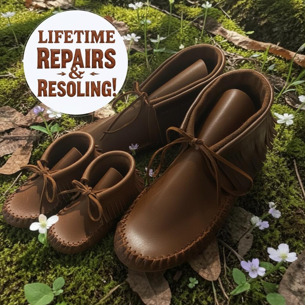 Youth Leather Moccasins | Handmade Barefoot Shoes for Kids | Soft Sole Minimalist Wide Toe Box Footwear