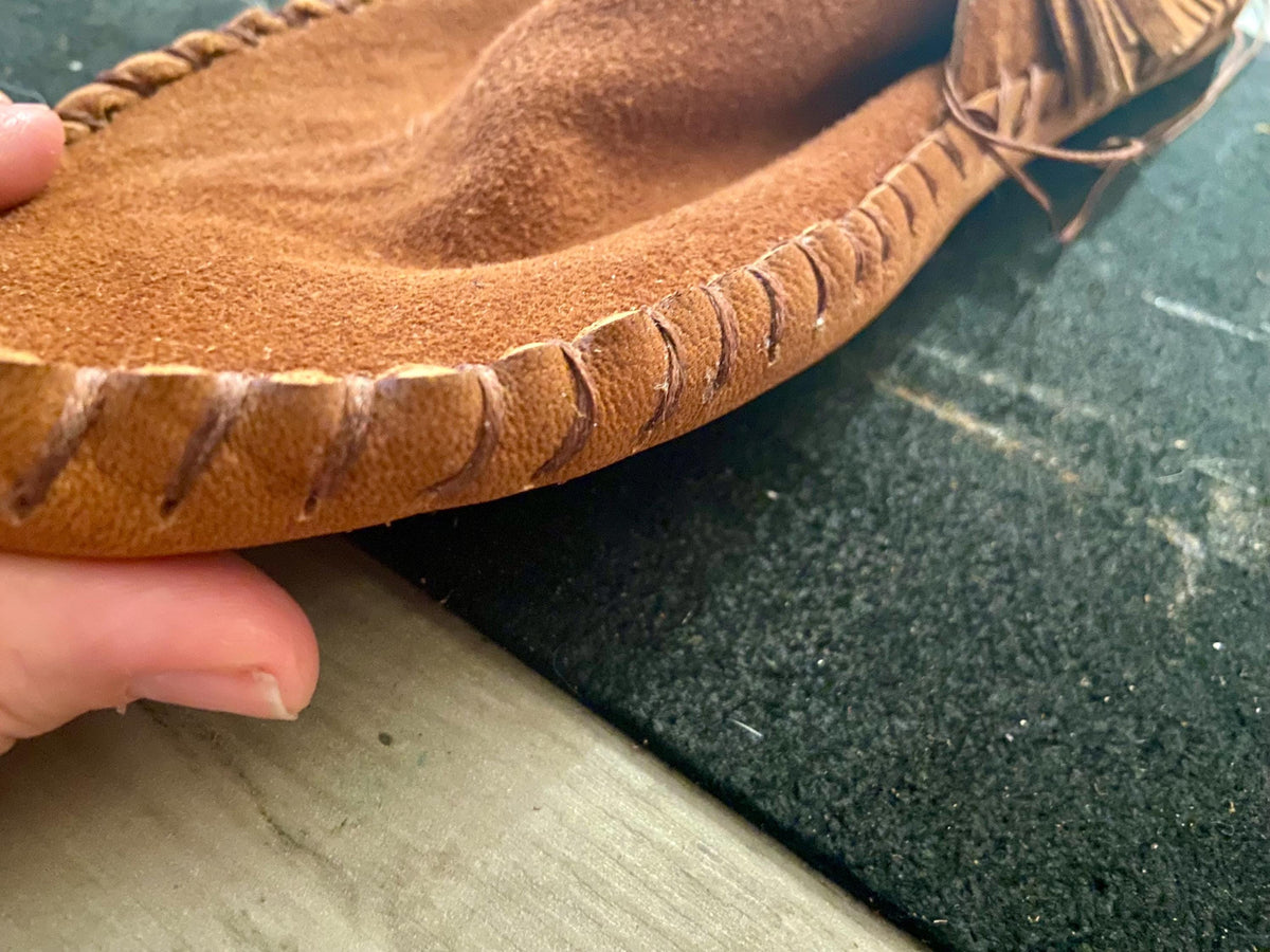 Handmade Leather Moccasins | Soft Sole Barefoot House Shoes | Comfortable Minimalist Footwear
