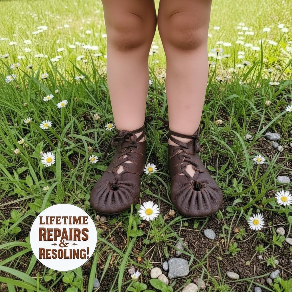 Handmade Kids Gladiator Sandals | Leather Grounding Shoes Kids | Natural Foot Development Shoes