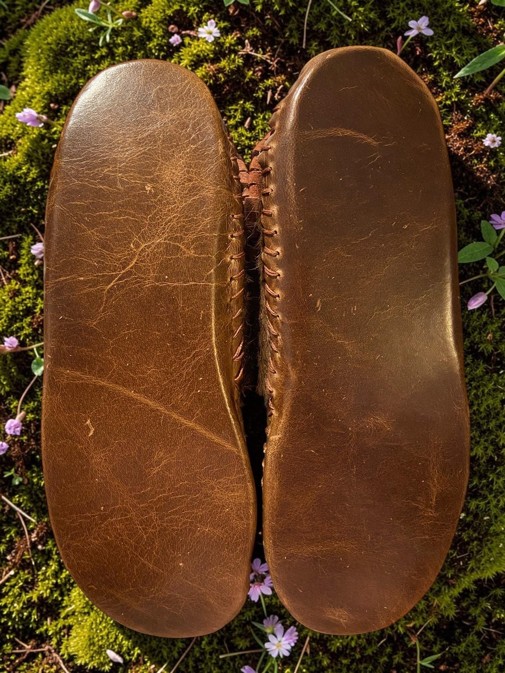 Custom Leather Moccasins | Handmade Barefoot Shoes | Soft Sole Minimalist Slippers | Wide Toe Box Footwear | Gifts for Dad