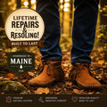 Handmade Grounding Leather Moccasins | Deerskin, Double Sole Fringe Boots