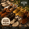 Custom Leather Moccasins Handmade | Gifts for Dad | Barefoot Shoes Wide Toe Box | Minimalist Zero Drop Slippers