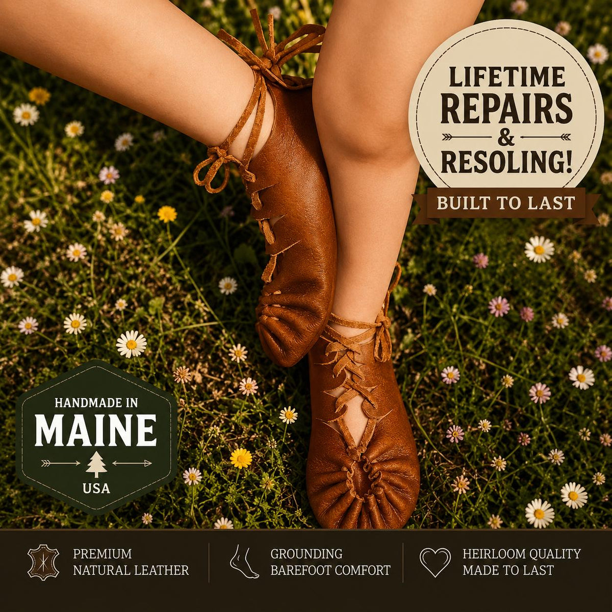 Custom Adaptive Leather Footwear | Disability Friendly Shoes | AFO & Brace Accommodation | Wide Width | Swelling Friendly | Sensory Friendly