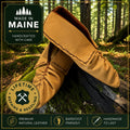 Leather Puckertoe Moccasins | Handmade Barefoot Shoes | Traditional Woodland Footwear | Custom Made in Maine