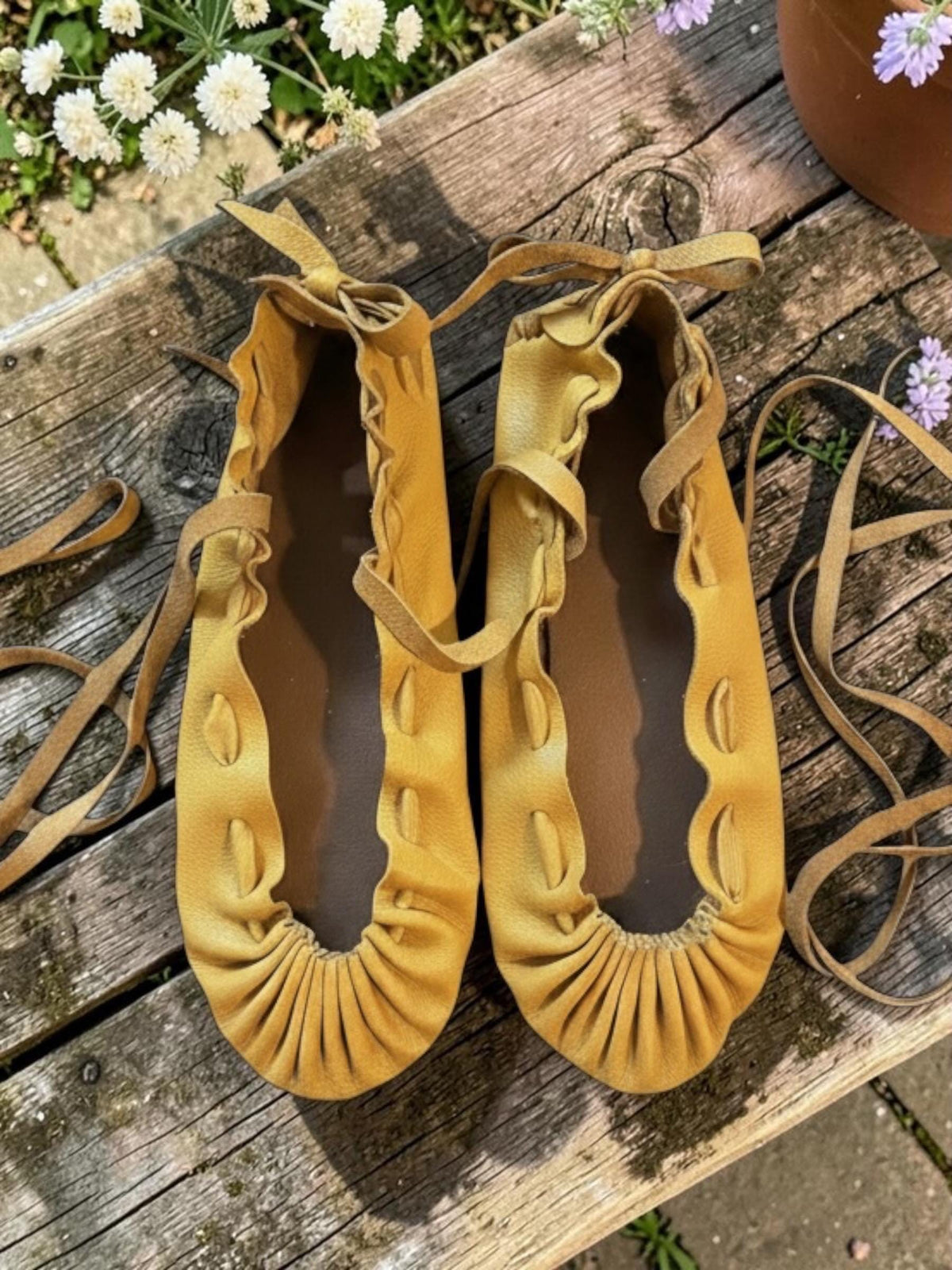 Handmade Leather Ballet Flats | Custom Barefoot Shoes for Women | Gladiator Sandals | Minimalist Leather Flats | Moccasin Sandals