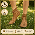Handmade Pucker Toe Wrap Boots | Custom Leather Barefoot Boots | Minimalist Ankle Moccasins | Grounding Boots Soft Sole | Made in Maine